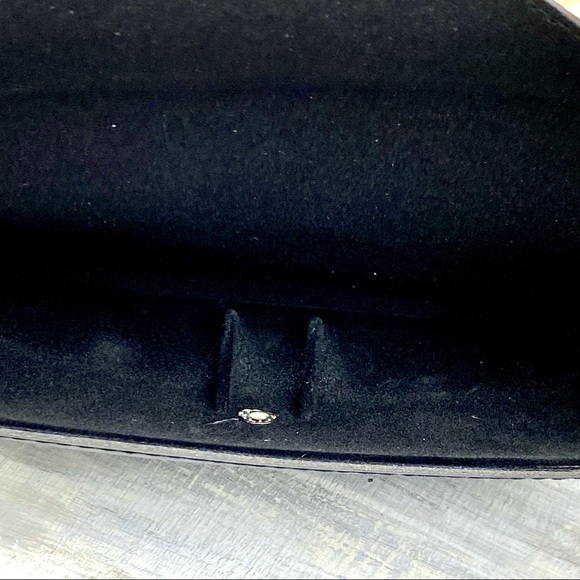 Sunglasses Case Shein Black Leather Hard Glasses Case - Picture 10 of 11